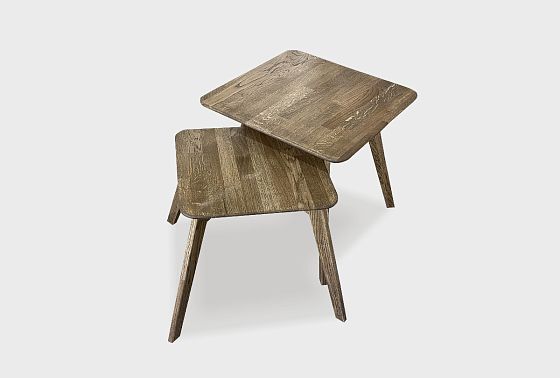 Стол журнальный "Арт" квадратный 261 массив дуба 3