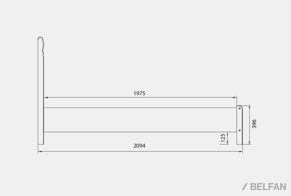 Кровать "Лика" (низкое изножье) массив и шпон дуба 5