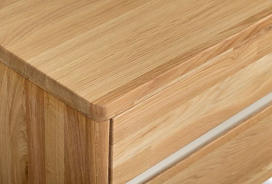 Тумба прикроватная "Уоллстрит" массив дуба, МДФ 9