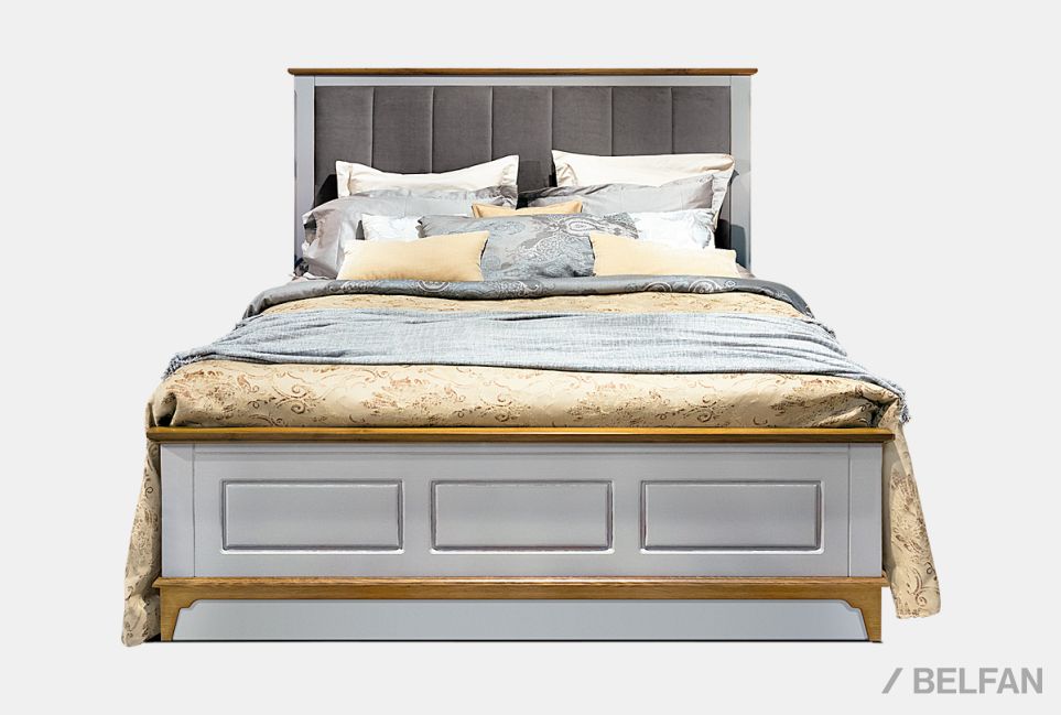 Кровать "Бриансон" массив и шпон дуба, МДФ 2