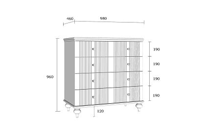 Комод "Рандеву" 04