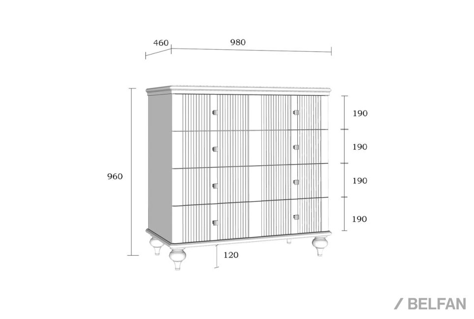 Комод "Рандеву" 04 массив сосны 3