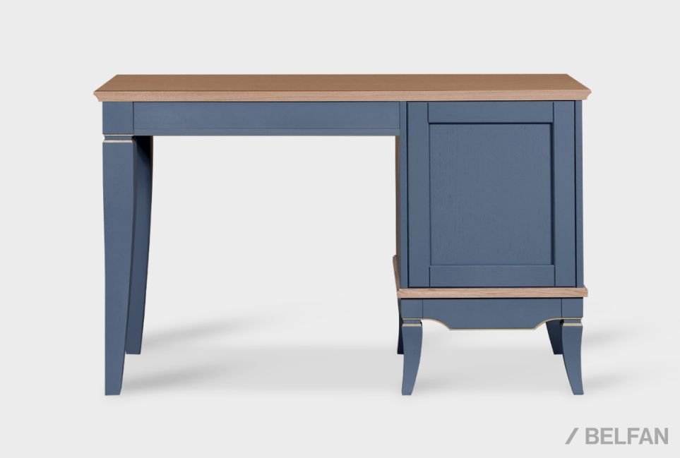 Стол письменный "Стюарт" (тумба слева) массив и шпон дуба 3