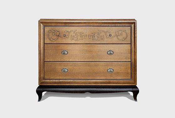 Комод "Соната" (декор) массив и шпон дуба 7