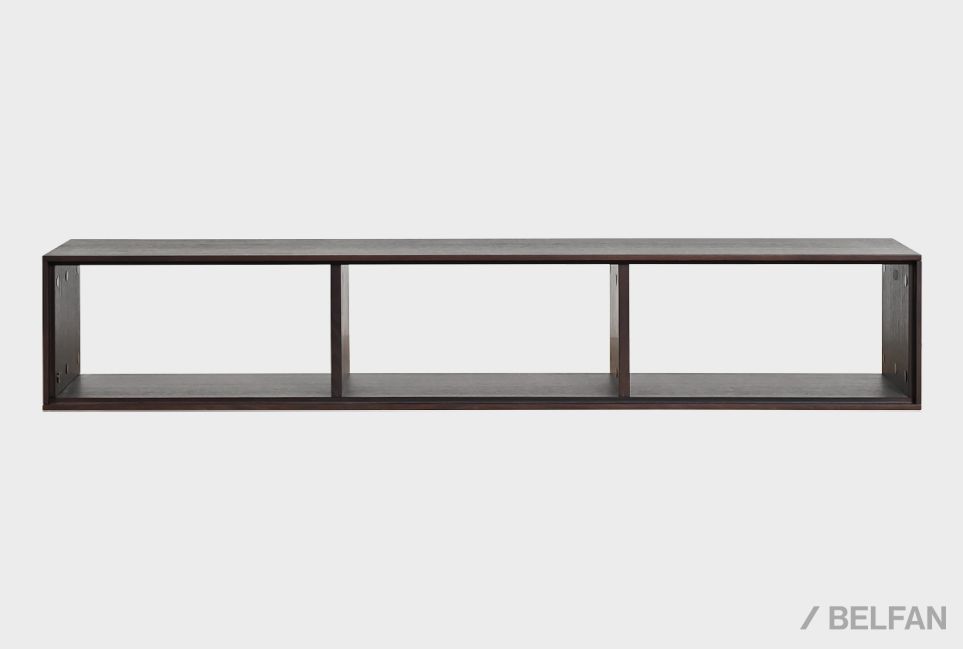 Полка настенная "Монреаль" 3 шпон дуба, МДФ 1
