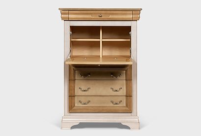 Тумба высокая "Оливия" ; *ММ-348-14; пудра