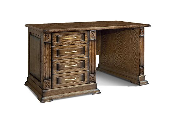 Стол письменный "Верди Люкс 9" массив и шпон дуба 4