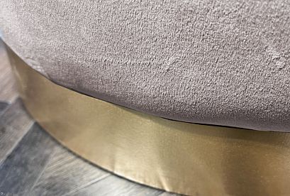 Пуф "Арт"; *А-016.228; золото; Tiffany 29 Taupe