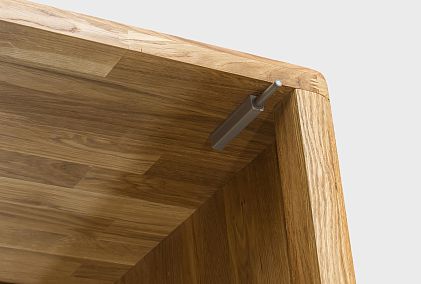 Шкаф с витриной 1-но дв. "Норд" (левый)