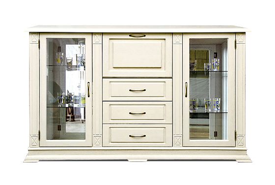 Тумба "Верди Люкс 3/3з" массив и шпон дуба 4