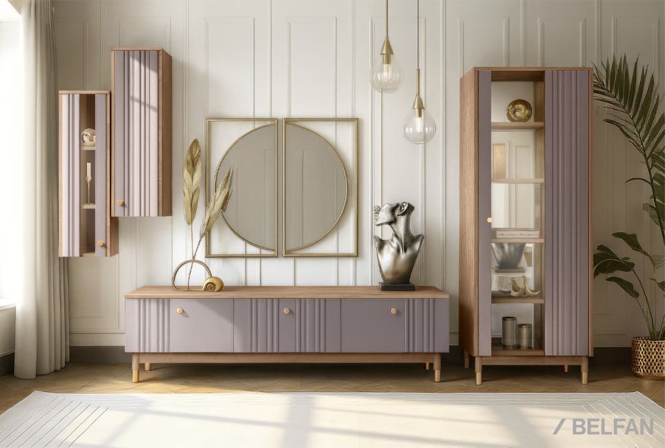 Шкаф настенный "Меридиан" стекло (левый) массив дуба, МДФ 2