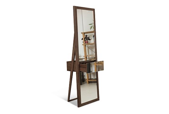 Зеркало напольное "Арт" массив дуба 7