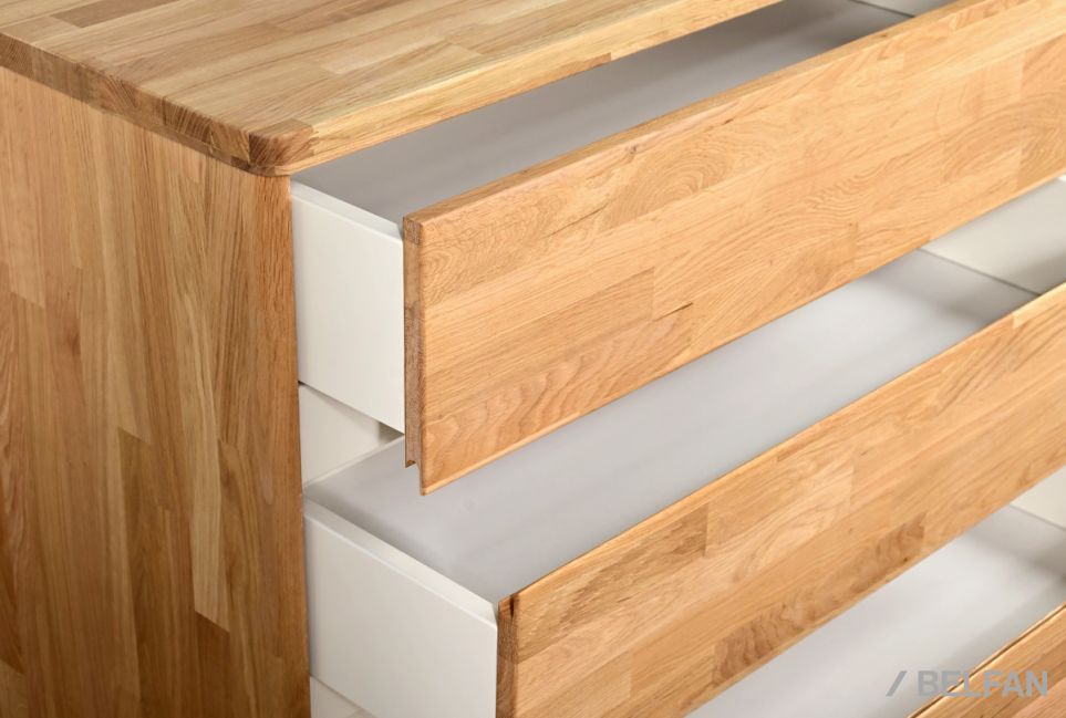 Комод "Уоллстрит" 3 массив дуба, МДФ 6