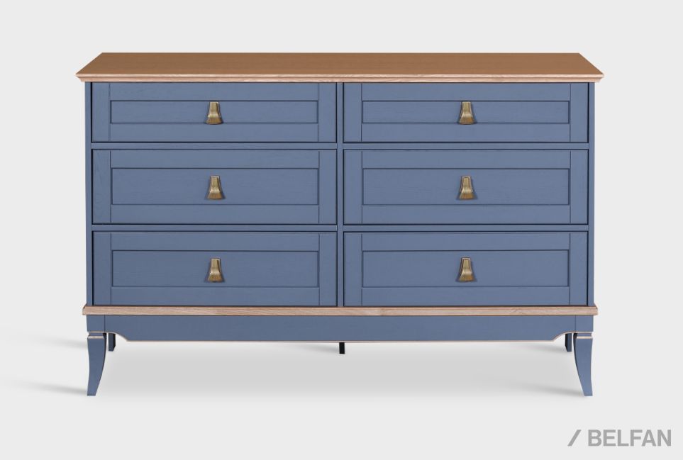 Комод "Стюарт" 6 массив и шпон дуба 2