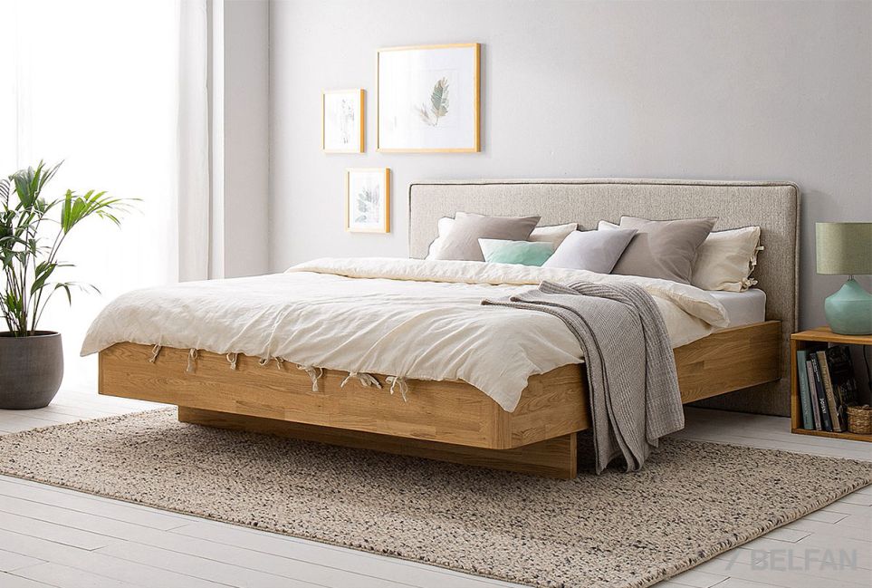 Кровать "Норд" (мягкое изголовье) массив дуба 3