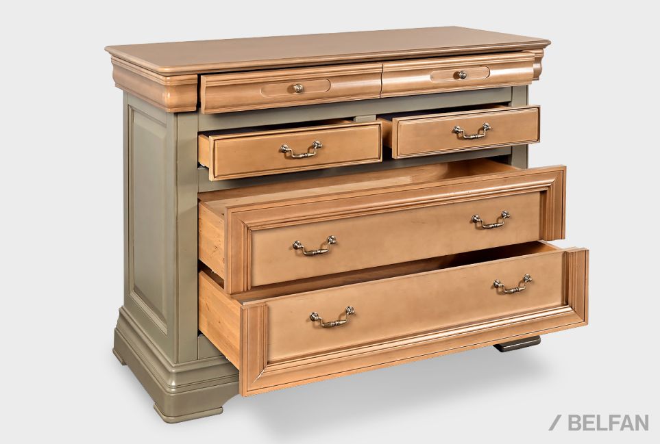 Комод "Оливия" массив и шпон ольхи 7