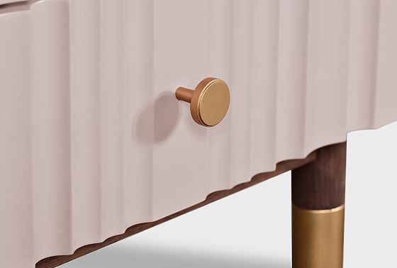 Тумба прикроватная "Меридиан" массив дуба, МДФ 10