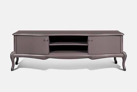 Тумба под ТВ "Флерон" массив и шпон бука 4