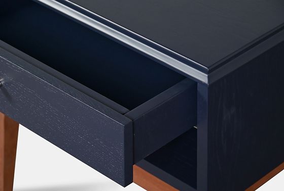 Тумба прикроватная "Сакраменто" (с нишей) массив и шпон дуба, МДФ 3