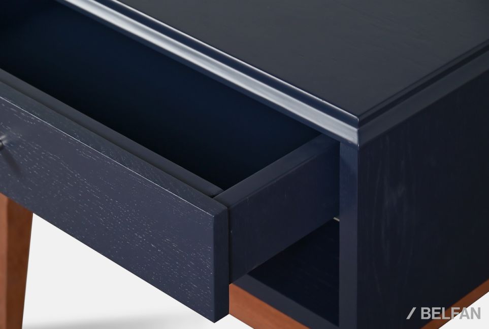 Тумба прикроватная "Сакраменто" (с нишей) массив и шпон дуба, МДФ 6