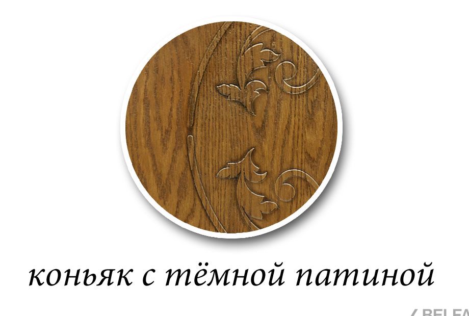 Стол обеденный "Полонез" (круглый) массив и шпон дуба 2