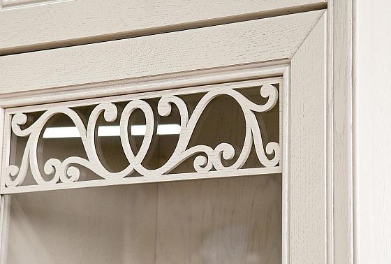 Шкаф навесной 2-х секционный "Тэфи" (левый) массив и шпон дуба 6