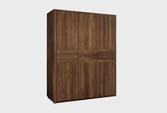 Шкаф для одежды 3-х дверный "Норд" массив дуба 10