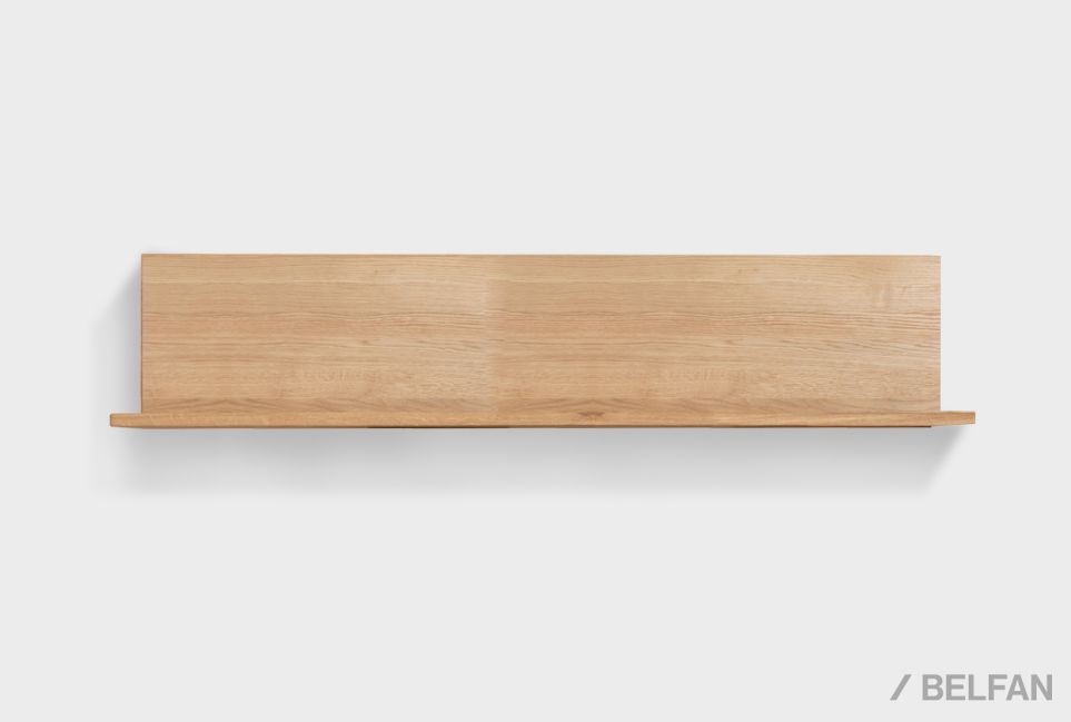 Полка настенная "Этна" 120 массив дуба 2