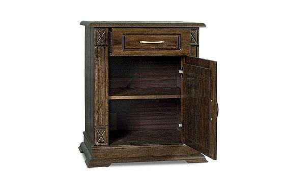 Тумба 1-но дв. "Верди Люкс 1" массив и шпон дуба 3