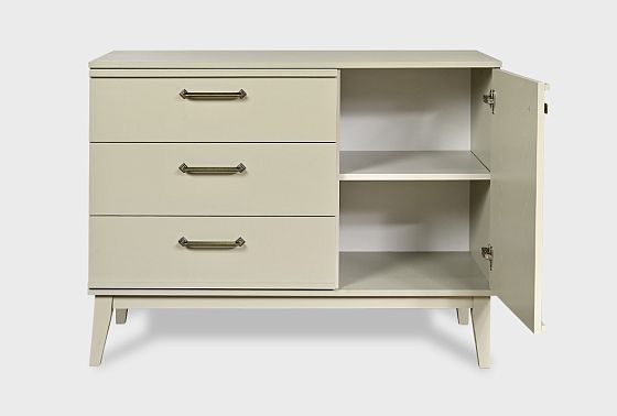 Комод "Чикаго" (3 ящика) массив и шпон дуба 11