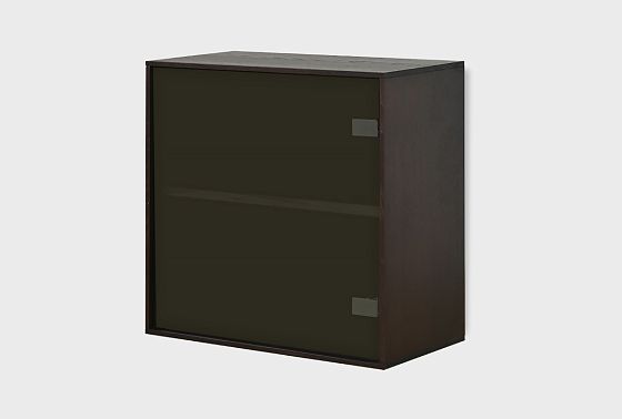 Модуль настенный "Монреаль" (стекло) шпон дуба, МДФ 8