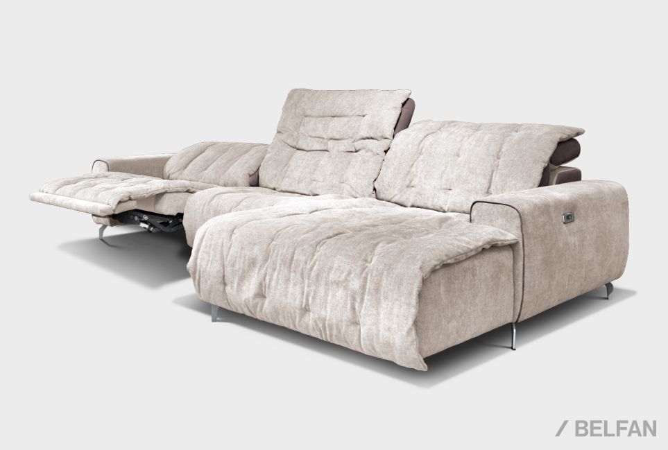 "Грей" диван с оттоманкой 2