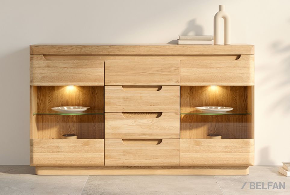 Тумба-бар "Бремен" массив дуба 1