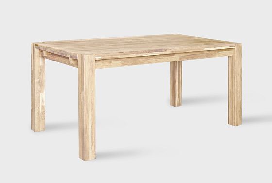 Стол обеденный "Берген" П-01 (сечение опор 90х90) массив дуба 6