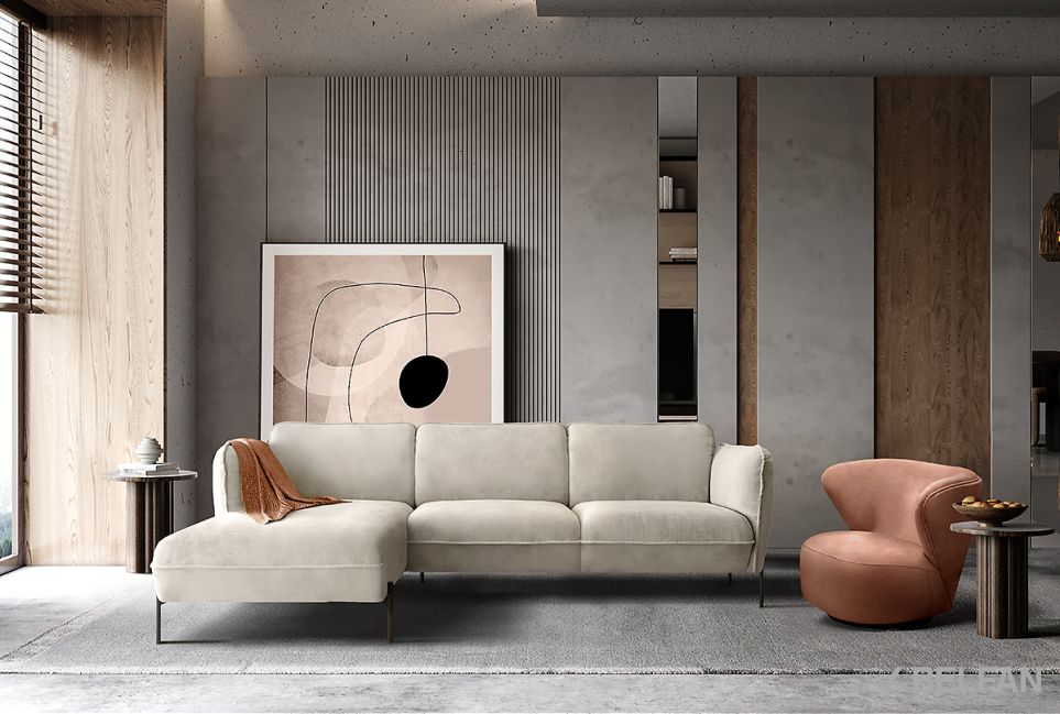 "Алекс" диван с оттоманкой 1