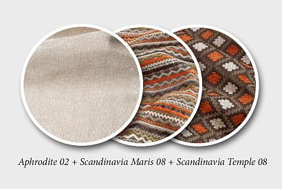 "Мэттью-2" диван 3-х местный; раскл.; 3М; "Тик-так" (1960x1400); чёрный; Aphrodite 02+Scandinavia Maris 08+Scandinavia Temple 08 (гр.5/МТХ+ТД)