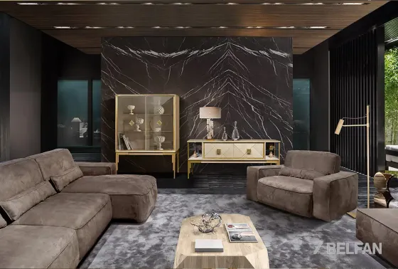 БАКСТЕР угловой диван с оттоманкой и кресло #8