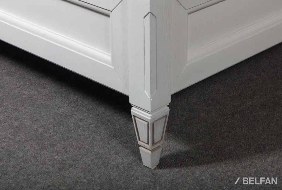 Кровать "Сиена" массив и шпон дуба, МДФ 2