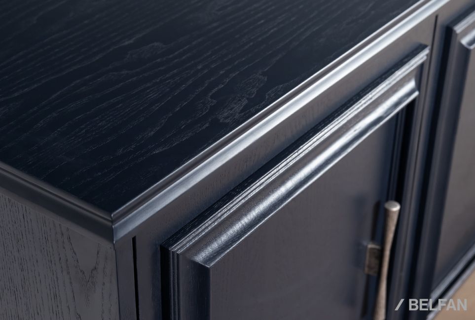 Тумба "Сакраменто" 4 массив и шпон дуба, МДФ 4