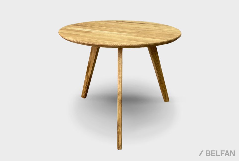 Стол журнальный "Арт" круглый 264 массив дуба 1