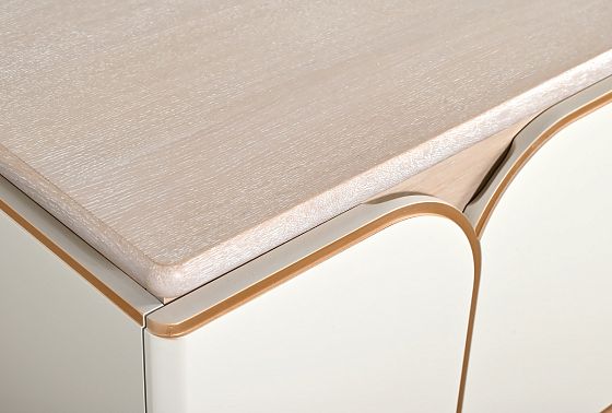 Тумба под ТВ "Алекса" массив и шпон дуба, МДФ 6