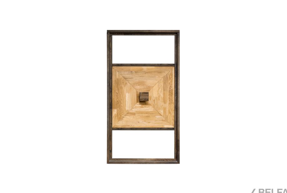 Модуль настенный "Cube Design" 2 (с нишей) массив и шпон дуба 1