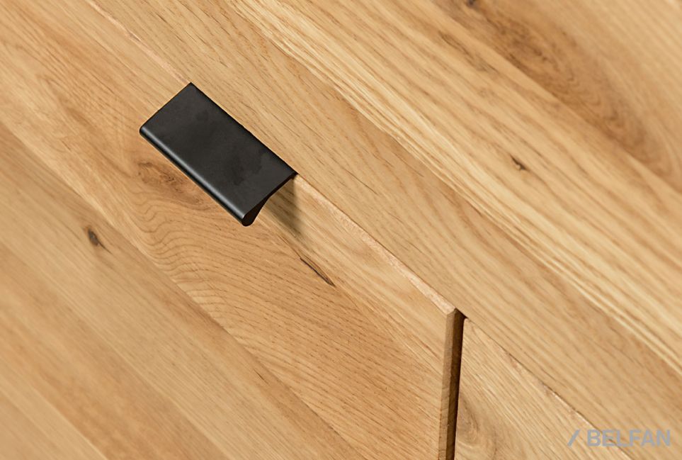 Тумба "Forest" 3 массив дуба, металл 6