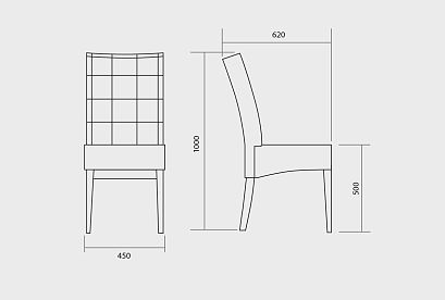 Стул "Берген" М; *А-020.2470; бейц-масло; Nashville 17