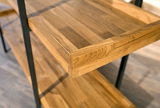 Стеллаж открытый "Cube Design" 3 массив дуба 3