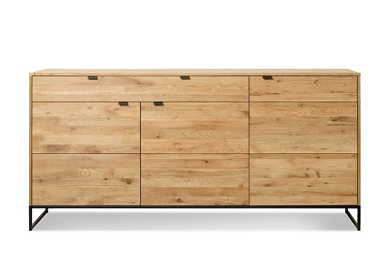 Тумба "Forest" 3 массив дуба, металл 9