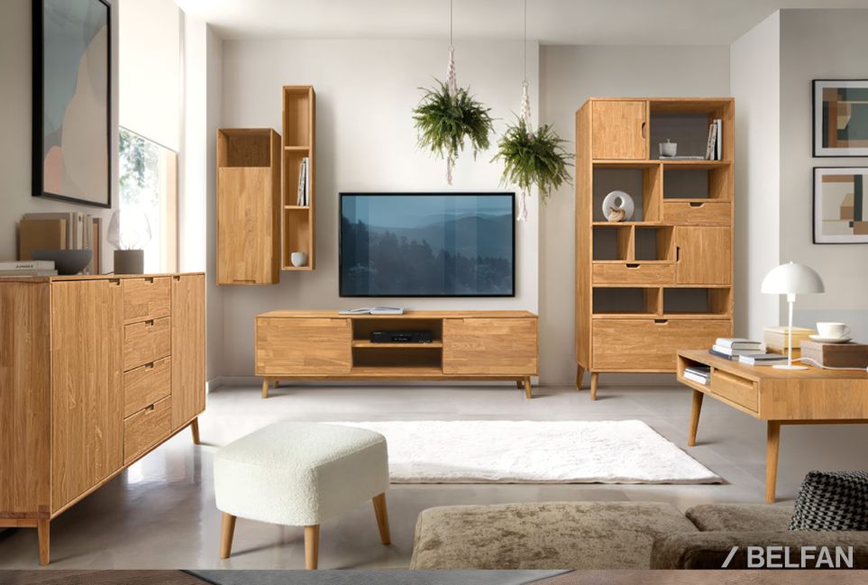 Шкаф навесной "Ирвинг" 120 (левый) массив дуба 4