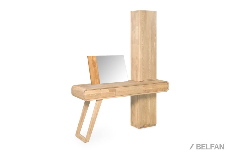 Зеркало к столу туалетному "Алина" массив дуба 3