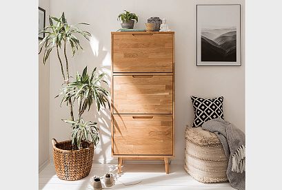 Тумба для обуви "Ирвинг"; бейц-масло