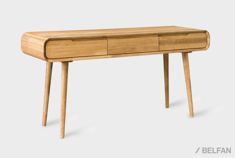 Стол письменный "Монблан" массив дуба 3